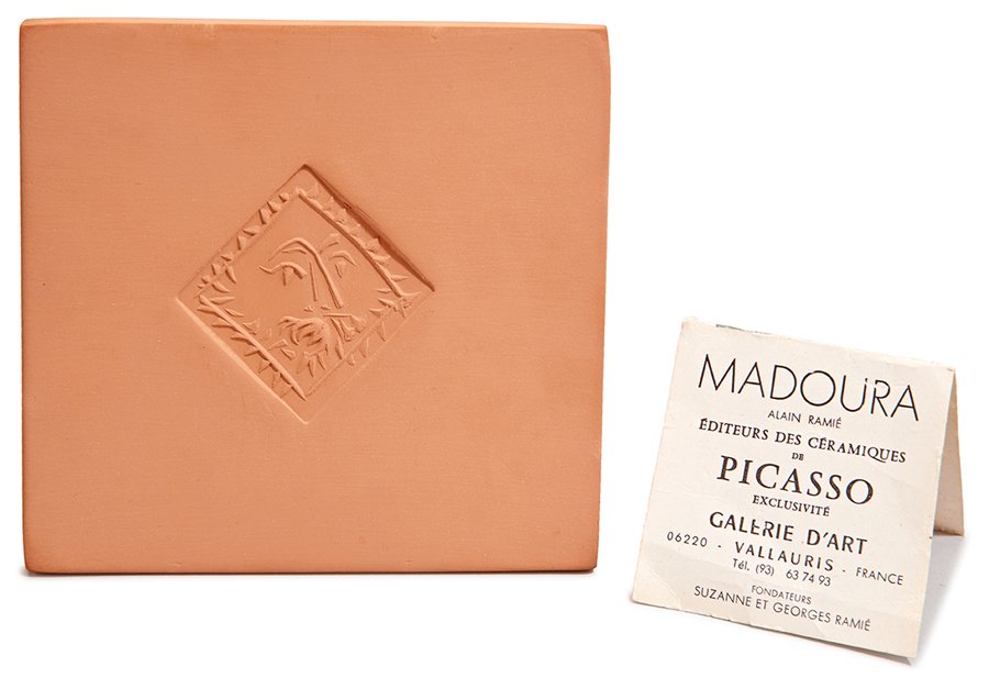 Pablo  Picasso, Lozenge with Bearded Man (1 of 2)