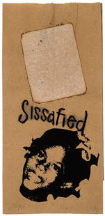 Mark Bradford, Sissafied (from Can You Feel It): Mark Bradford Sissafied (from Can You Feel It) 2009 Lithograph with hand-applied endpaper on brown paper bag #20 of 50 Published by Artists Space Editions, New York Initialed lower right sheet; editio