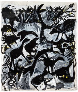 Jason Rhoades, Untitled (Animals): Jason Rhoades Untitled (Animals) 1986 Pigment on paper Sheet: 41.5" x 35.5" LAMA would like to thank Hauser Wirth & Schimmel for their assistance in cataloguing this work Provenance: Private Collectio