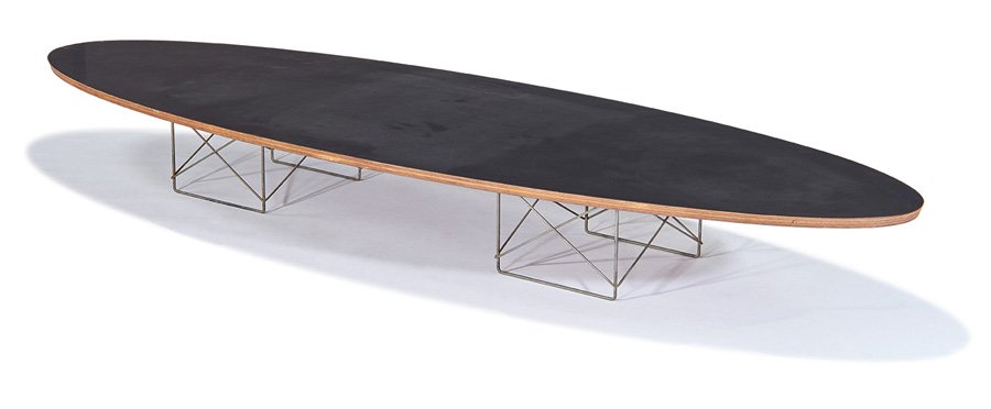 Charles & Ray Eames, Elliptical Table Rod Base coffee (1 of 1)