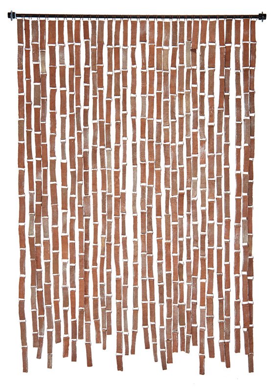 Stan Bitters, Clay sunscreen: Stan Bitters Clay sunscreen Designed c. 1970 Studio 71" x 49" x 1" Literature: Environmental Ceramics. S. Bitters. 1976. 41, 58-59.