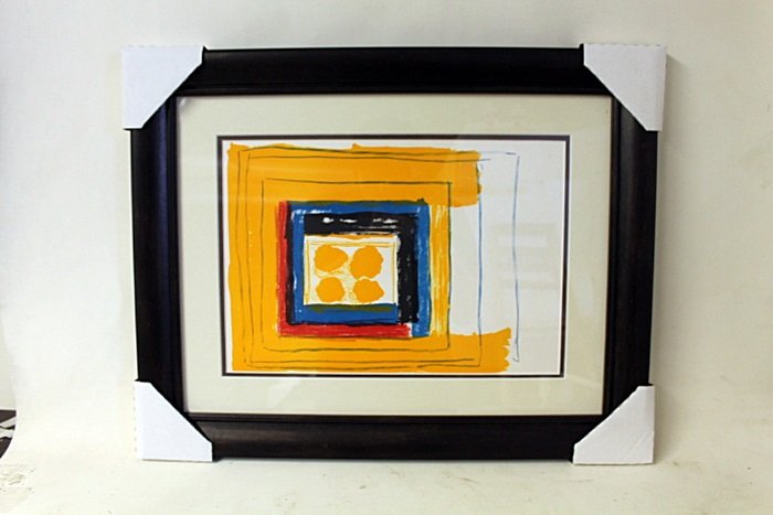 (ONE CENT LIFE portfolio) By Kimber Smith: Beautifully framed, double matted original lithograph from (One Cent Life) Published 1965 by Kimber Smith Born in 1933 in Boston, Massachusetts, Kimber Smith studied at the Art Students League in New