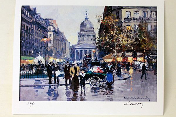Limited Edition " The Pantheon" by Cortes.: Limited Edition attributed to Edouard Cortès was born in Lagny, France on April 26, 1882. During his early lifetime, Paris was the center of the art world. Artist from across the globe traveled there