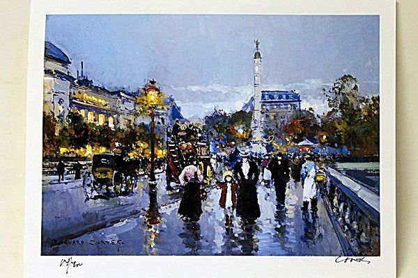 Limited Edition " Chatelete " by Cortes.: Limited Edition Attributed to Edouard Cortès was born in Lagny, France on April 26, 1882. During his early lifetime, Paris was the center of the art world. Artist from across the globe traveled there