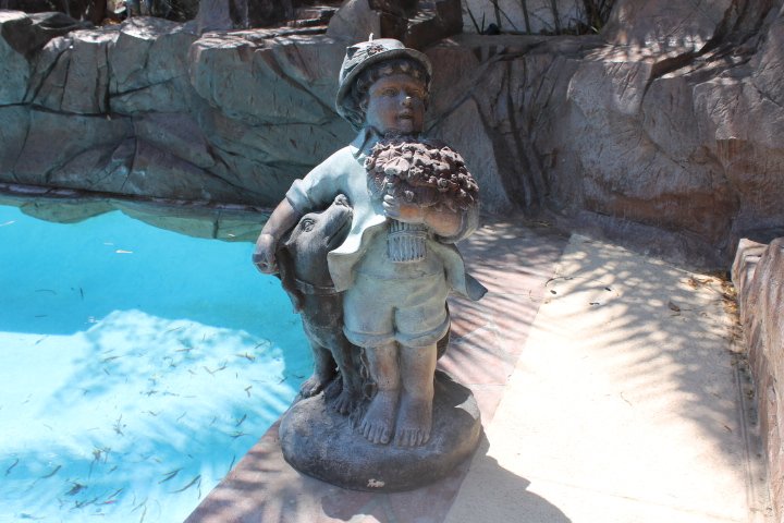 Large Bronze Sculpture- Tiny by Moreau: Large Bronze Sculpture- Tiny by Moreau;dimensions are about 36x18x12