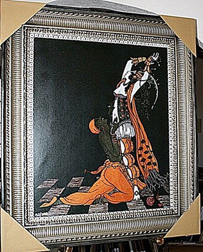 George Barbier "Nikinsky" Limited Edition: In the Manner of George Barbier "Nikinsky" Limited Edition on Canvas. Approx. size: 29"x30". Comes Beautifully framed with COA. CC
