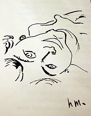 EXTREMELY RARE ORIGINAL LITHOGRAPH BY ARTIST HENRI: LITHOGRAPH IN THE MANNER OF HENRI MATISSE, BEARING THE SIGNATURE TITLED "TETE RENVERSEE", CIRCA 1906 . Matisse’s discovery of his true profession came about in an unusual manner. Following an attack