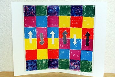 Original Lithograph From (One Cent Life) By Alfred: original lithograph from (One Cent Life) Published 1965 by Alfred Julio Jensen was an abstract painter. His paintings are often characterized by grids of brightly colored triangles, circles or squares