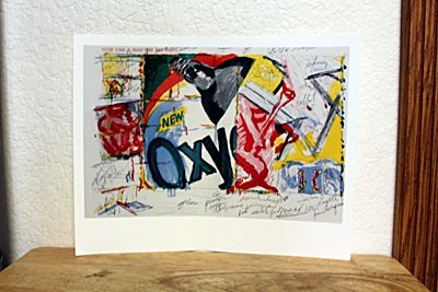 Pop Arty Style Limited Edition Lithograph By Artist: Limited Edition In The Manner Of Artist James Rosenquist. James Albert Rosenquist was born in Grand Forks, North Dakota, in the heart of the Great Plains. The vast distances, with their deep perspecti
