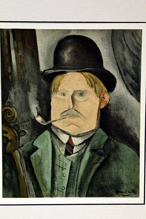 Potriat Of The Artist 1910-by Vlaminck: Original Lithograph, Comes with COA 11" X 13"- Maurice de Vlaminck (4 April 1876 – 11 October 1958) was a French painter. Along with André Derain and Henri Matisse he is considered one of the princ