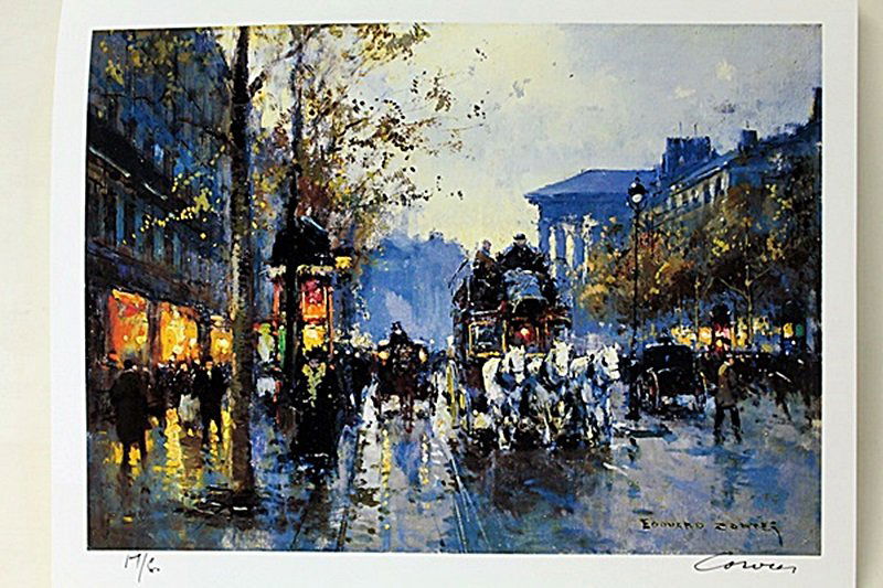 Limited Edition " Boulevard de la Madeleine II" by: Limited Edition in the manner of Edouard Cortès was born in Lagny, France on April 26, 1882. During his early lifetime, Paris was the center of the art world. Artist from across the globe traveled th