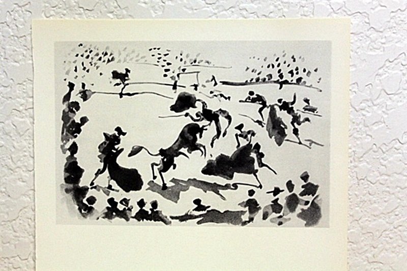 " Matador Thrown By The Bull " & " Just Before The Kill: Two Original Lithographs On One Paper By Pablo Picasso. Born in Málaga, Spain, in 1881, Pablo Picasso, became one of the greatest and most influential artists of the 20th century and the creator (wit