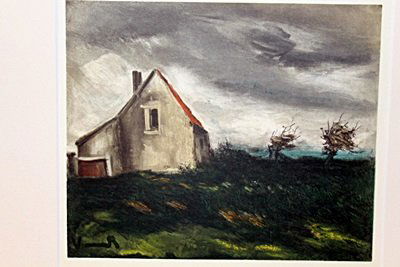 The House On The Plain 1949-by Vlamnick: Original Lithograph, Comes with COA 12" X 14"- Maurice de Vlaminck (4 April 1876 – 11 October 1958) was a French painter. Along with André Derain and Henri Matisse he is considered one of the princ