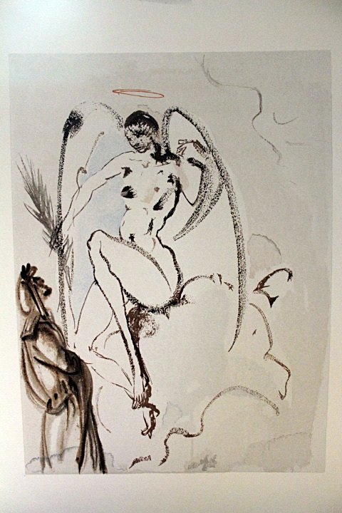 Original Salvador Dali-Paradise 31: Original Salvador Dali From The Divine Comedy-Paradise 31, Certified by The Salvador Dali Gallery, Inc. Bruce Hochman