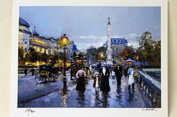 Limited Edition " Chatelete " by Cortes.: Limited Edition attributed to Edouard Cortès was born in Lagny, France on April 26, 1882. During his early lifetime, Paris was the center of the art world. Artist from across the globe traveled there