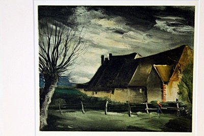 Haute Folie- 1933-by Vlamnick: Original Lithograph, Comes with COA 12" X 14"- Maurice de Vlaminck (4 April 1876 – 11 October 1958) was a French painter. Along with André Derain and Henri Matisse he is considered one of the princ