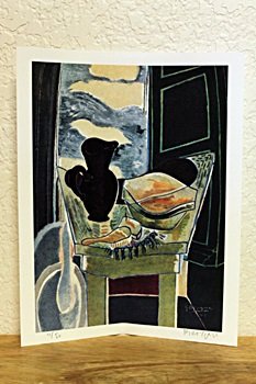 "Morning Bath " By Braque.: Lovely Limited Edition Lithograph In The Manner Of George Braque. Georges Braque was a 20th century French painter who invented Cubism with Pablo Picasso. Along with Cubism, Braque used the styles of 