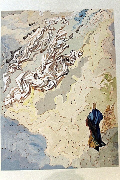 Original Salvador Dali-Paradise 20: Original Salvador Dali From The Divine Comedy-Paradise 20, Certified by The Salvador Dali Gallery, Inc. Bruce Hochman, IMAGE SIZE: 10.5X13".