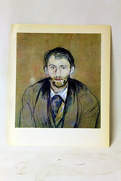 "In Hell" (self-portrait) Original Lithograph By Artist: Original Lithorgaph By Artist Munch. Painter Edvard Munch, born in 1863 in Löton, Norway, established a free-flowing, psychological-themed style all his own. His painting The Scream is one of the mos