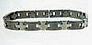 Men's Bold Titanium Bracelet: Men's Bold Titanium Bracelet SIZE 8.5"X9MM