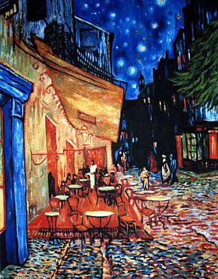 Terrace Café Limited Edition-by Van Gogh: Limited Edition, Vincent Willem van Gogh was a post-Impressionist painter of Dutch origin whose work, notable for its rough beauty, emotional honesty and bold color, had a far-reaching influence on 20