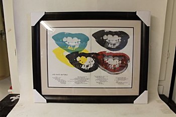 (ONE CENT LIFE portfolio) By Andy Warhol: Beautifully framed, double matted original lithograph from (One Cent Life) Published 1965 by Andy Warhol August 6, 1928 – February 22, 1987) was an American artist who was a leading figure in the vi