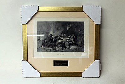 "The Traitor" By Artist H.F.C. Ten.: Original Woodblock By Artist H.F.C. Ten. Herman Frederik Carel, or Herman ten Kate, the Elder (16 February 1822 – 26 March 1891) was a Dutch artist of painting, lithography, draftsmanship and printm