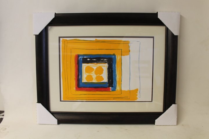 (ONE CENT LIFE portfolio) By Kimber Smith: Beautifully framed, double matted original lithograph from (One Cent Life) Published 1965 by Kimber Smith Born in 1933 in Boston, Massachusetts, Kimber Smith studied at the Art Students League in New