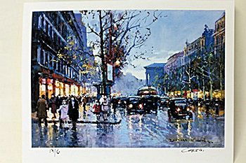 Limited Edition " Boulevard de la Madeleine III" by: Limited Edition attributed to Edouard Cortès was born in Lagny, France on April 26, 1882. During his early lifetime, Paris was the center of the art world. Artist from across the globe traveled there