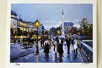 Limited Edition " Chatelete " by Cortes.: Limited Edition attributed to Edouard Cortès was born in Lagny, France on April 26, 1882. During his early lifetime, Paris was the center of the art world. Artist from across the globe traveled there