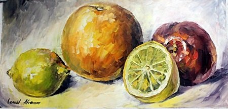 Original Oil on Canvas by Leonid Afremov (N-286E): Original Oil on Canvas by Leonid Afremov approx. 16"x31" Leonid Afremov (born 12 July 1955 in Vitebsk, Belarus) is a Russian–Israeli modern impressionistic artist who works mainly with a palette kni