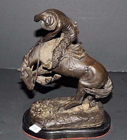 "Raddle Snake" Bronze Sculpture By Frederic Remington: After Artist Frederic Remington; Original Bronze Sculpture; 10x4x3 in. In our opinion a work from the artist's model, originating in his circle and cast during his lifetime or shortly thereafter. Fred