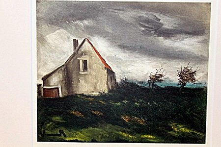The House On The Plain 1949-by Vlamnick: Original Lithograph, Comes with COA 12" X 14"- Maurice de Vlaminck (4 April 1876 – 11 October 1958) was a French painter. Along with André Derain and Henri Matisse he is considered one of the princ