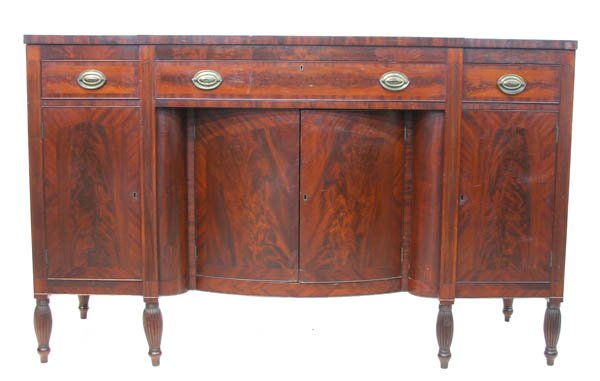 Period American Sheraton Sideboard. Circa 1815