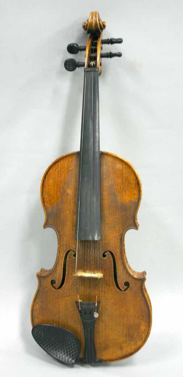 110 Antique Violin made of tiger stripe maple Germany Sep 15, 2007