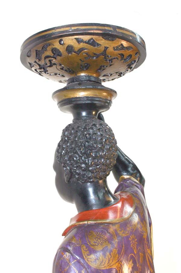 Life Size Polychromed Venetian Style Blackamoors - 10