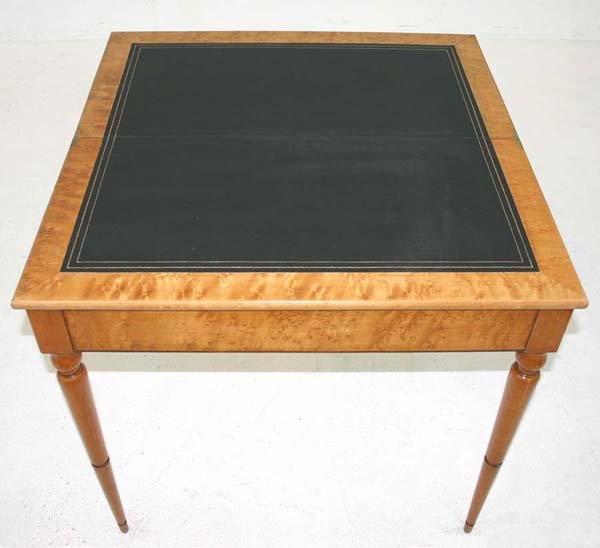 A Biedermeier Concerti Action Fold Over Game Table - 2