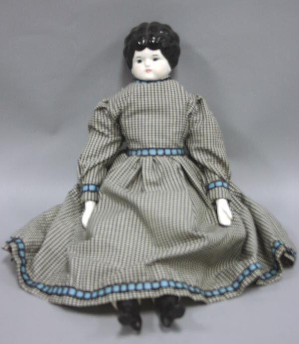 Reproduction China Head Doll. 22"l