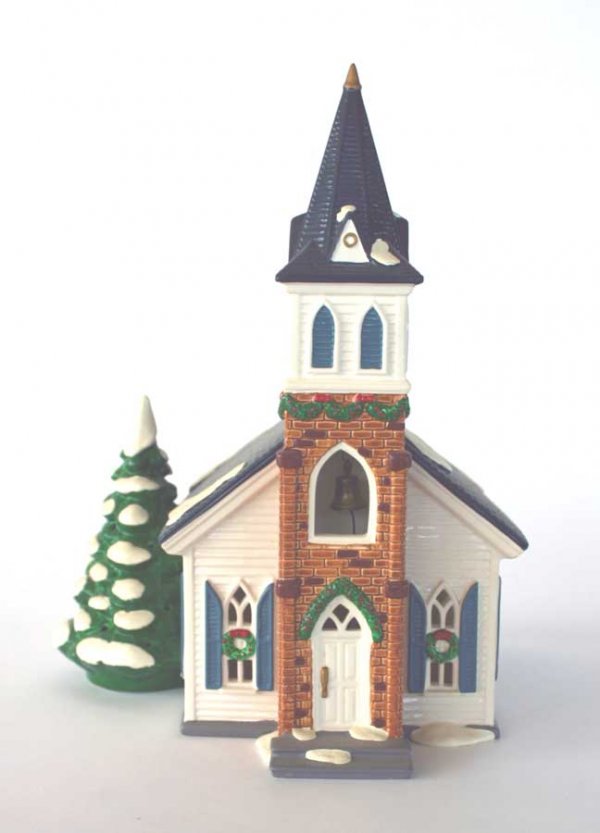 Kit Construction Wedding Chapel - Village D'hiver - 1395 Pièces - Compatible Lego
