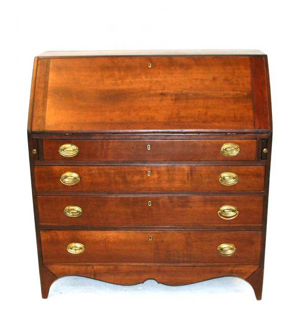 35 American Period Federal Cherry Slant Lid Desk Nov 29, 2008