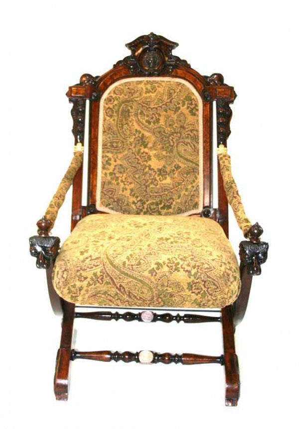 Rare Victorian Renaissance Folding Chair - 2