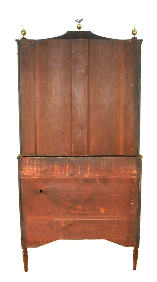 Period American Federal Bookcase Cabinet - 4