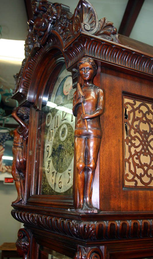 55 Museum Quality Grandfather Clock by Tobey Lot 55