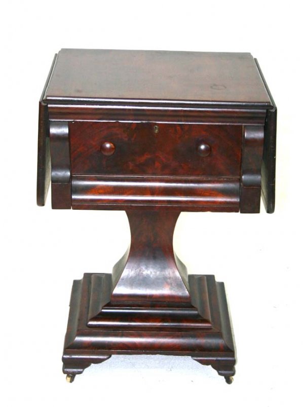 070A: American Empire Mahogany Work Table
