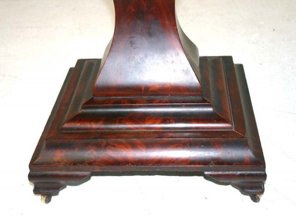 070A: American Empire Mahogany Work Table - 2