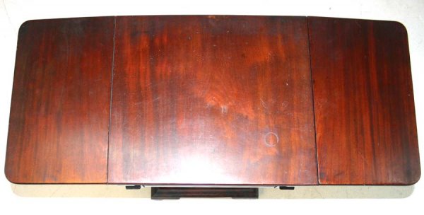 070A: American Empire Mahogany Work Table - 3