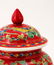 (2) A PAIR OF SMALL FAMILLE ROSE RED-GLAZED JAR AND - 6