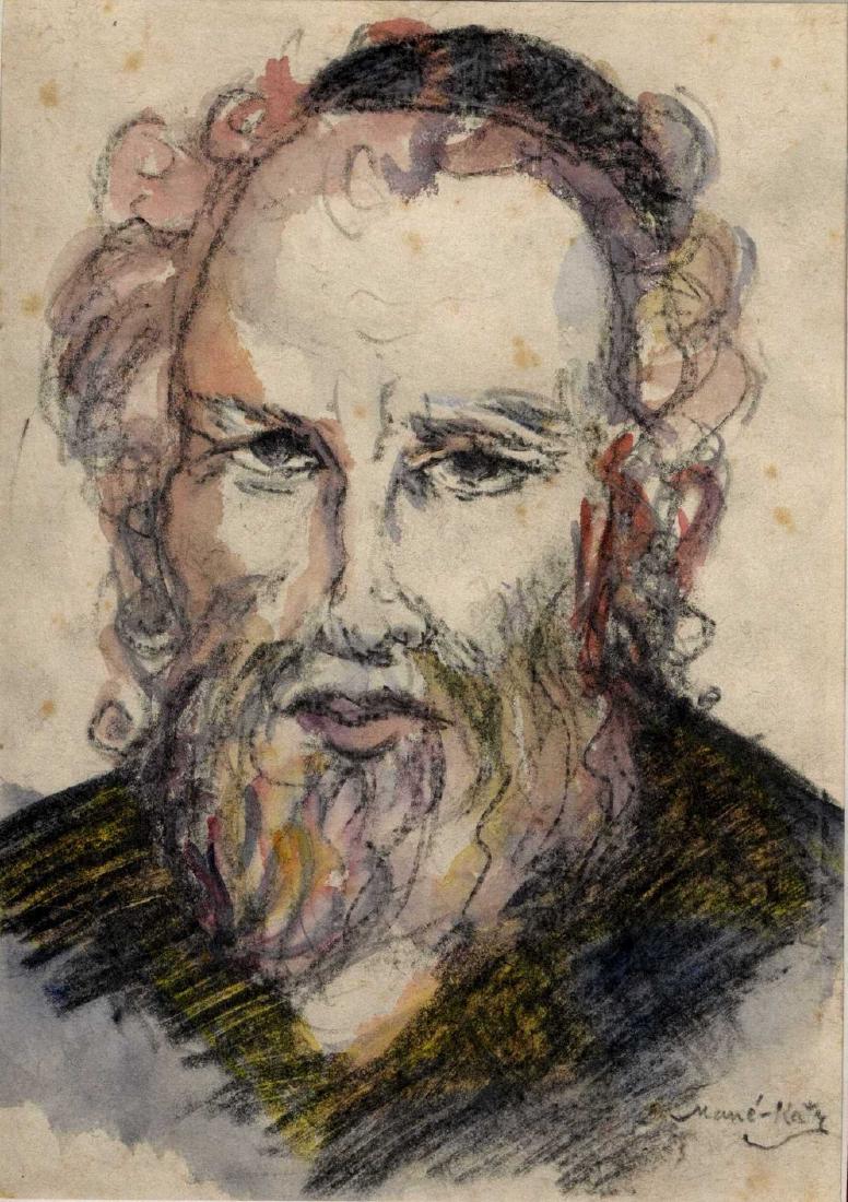Torah Scholar. ManÃ©-Katz [1894-1962], Signed (1 of 1)