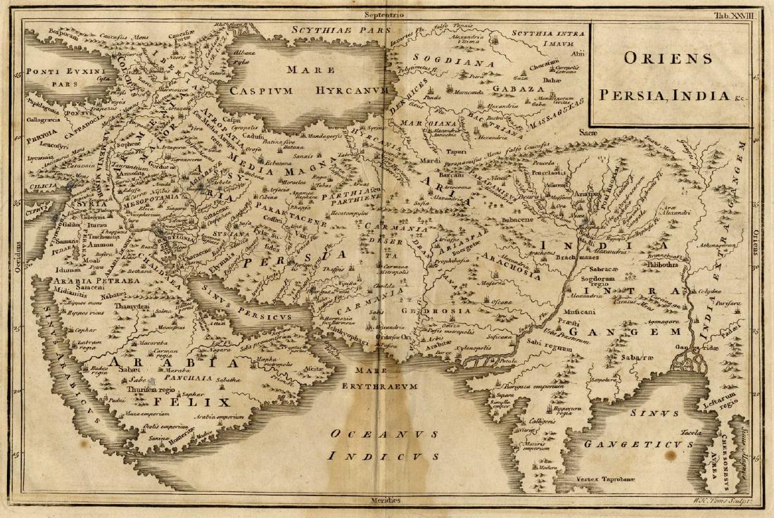Four Maps - Engravings. The Arabian Peninsula. 17th (1 of 4)