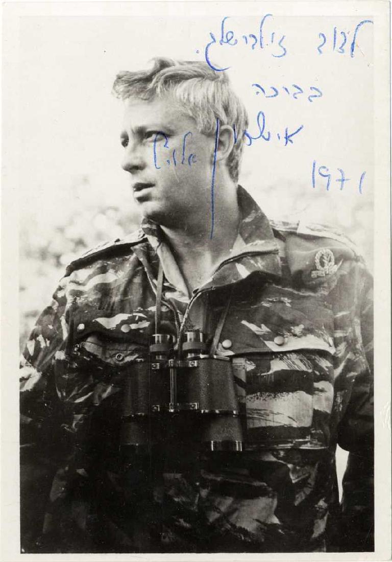 Ariel Sharon - Signed and Dedicated Photograph, 1971. (1 of 1)